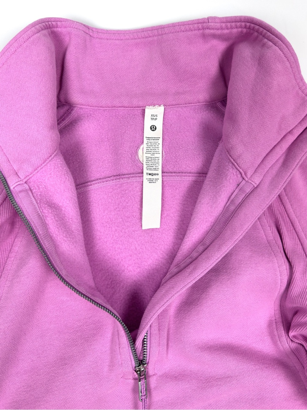Lululemon XS/S Scuba Oversized Funnel Neck Half Zip Long - Picture 7 of 12